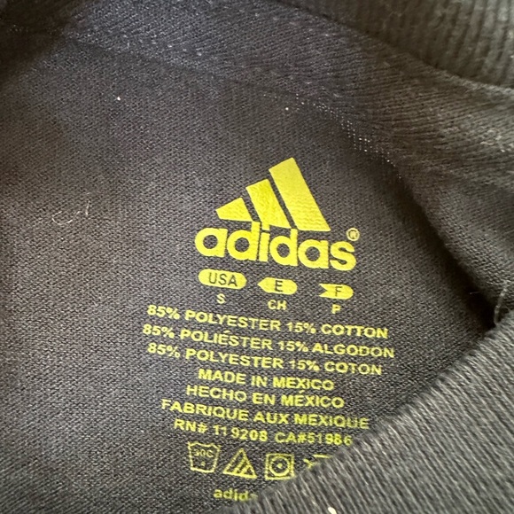 adidas Women's Navy Blue Boston B.A.A. Short Sleeve Tee - Picture 2 of 3